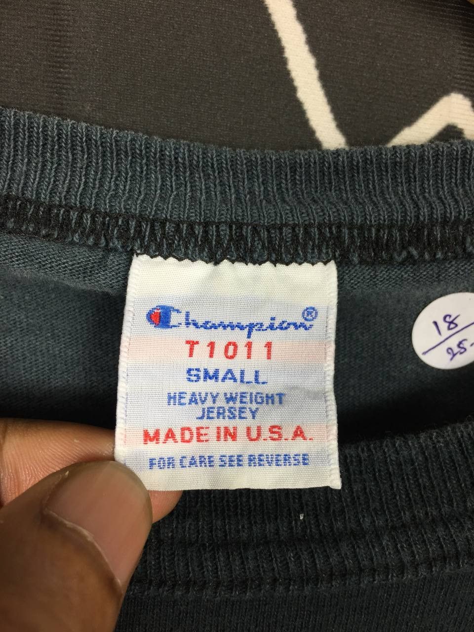 Champion × Vintage Vtg Champion Heavyweight Jersey Made In Usa Tee Size S Size US S / EU 44-46 / 1 - 12 Thumbnail
