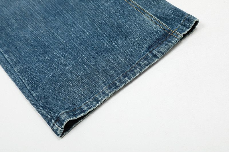 Jean American high street washed gradient retro jeans for men Size US 32 / EU 48 - 6 Thumbnail