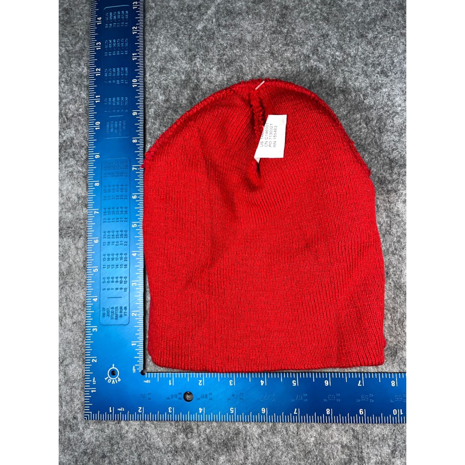 Sugar VINTAGE Crossland Pepsi Zero Sugar Beanie Toque Adult One Size Red Knit 100% Acrylic Hat Mens Beanie, Red, 1990s, Soda, Logo Size ONE SIZE - 6 Thumbnail