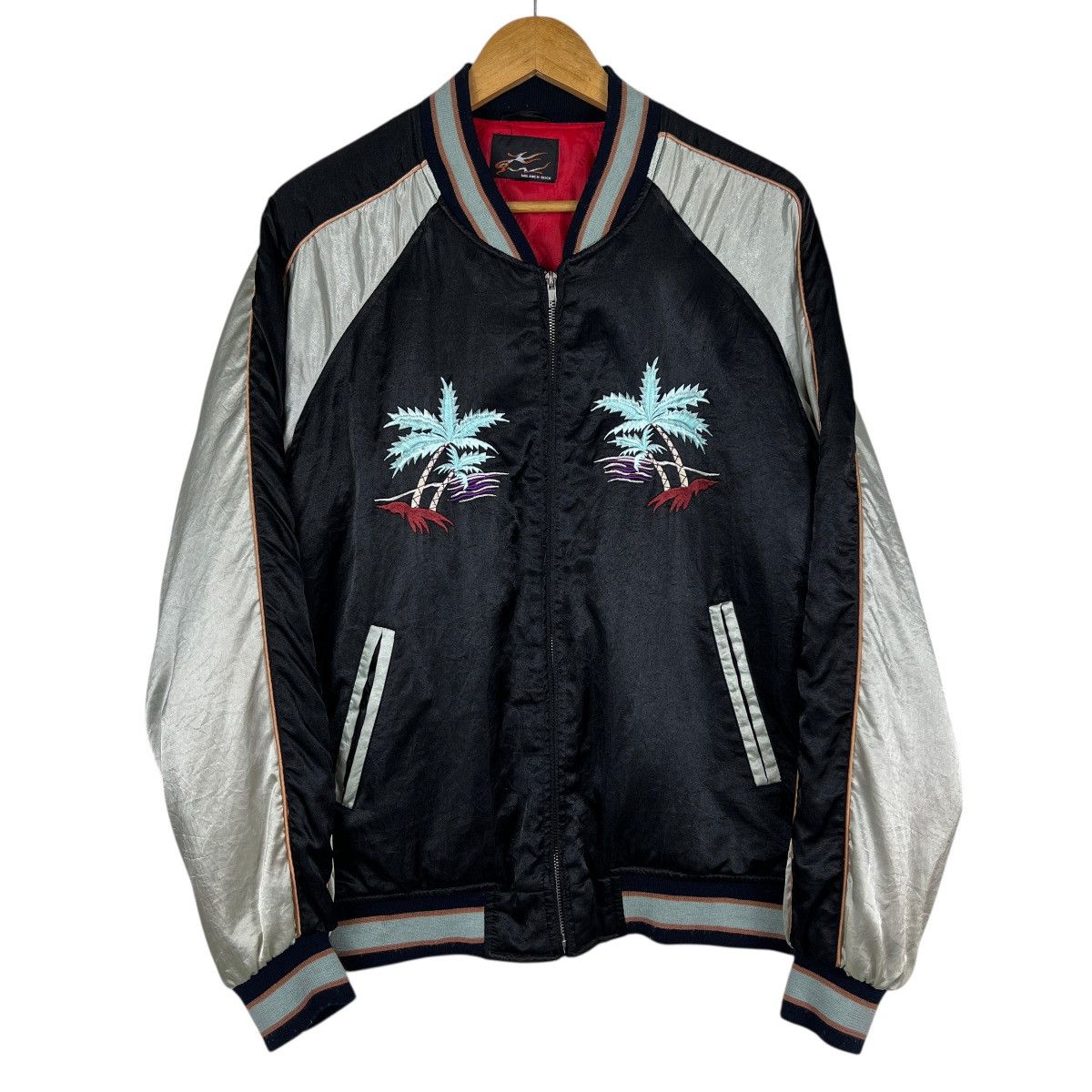 Japanese Brand 80s Vintage Alohai hawaii Embroidery Sukajan Souvenir Jacket Size US L / EU 52-54 / 3 - 2 Thumbnail