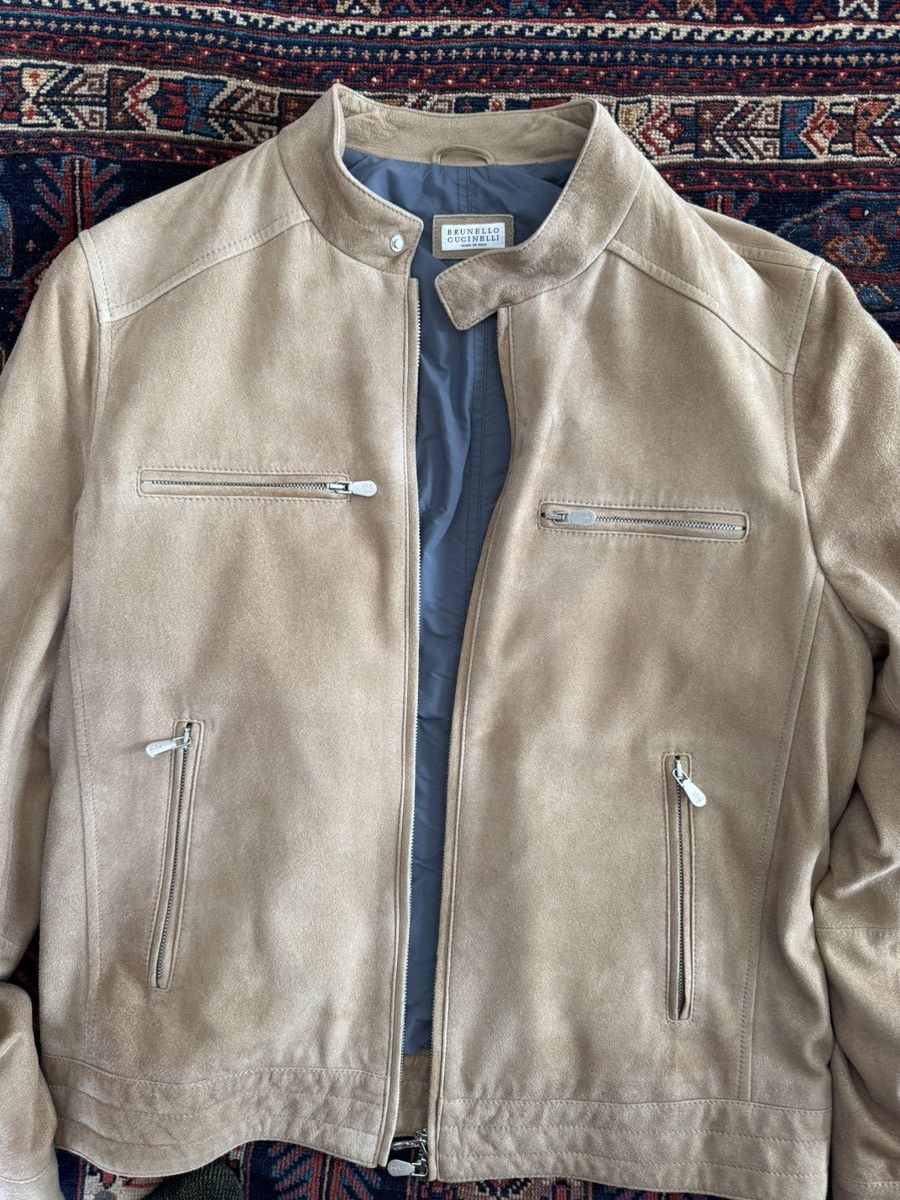 Brunello Cucinelli Suede jacket Size US S / EU 44-46 / 1 - 3 Thumbnail