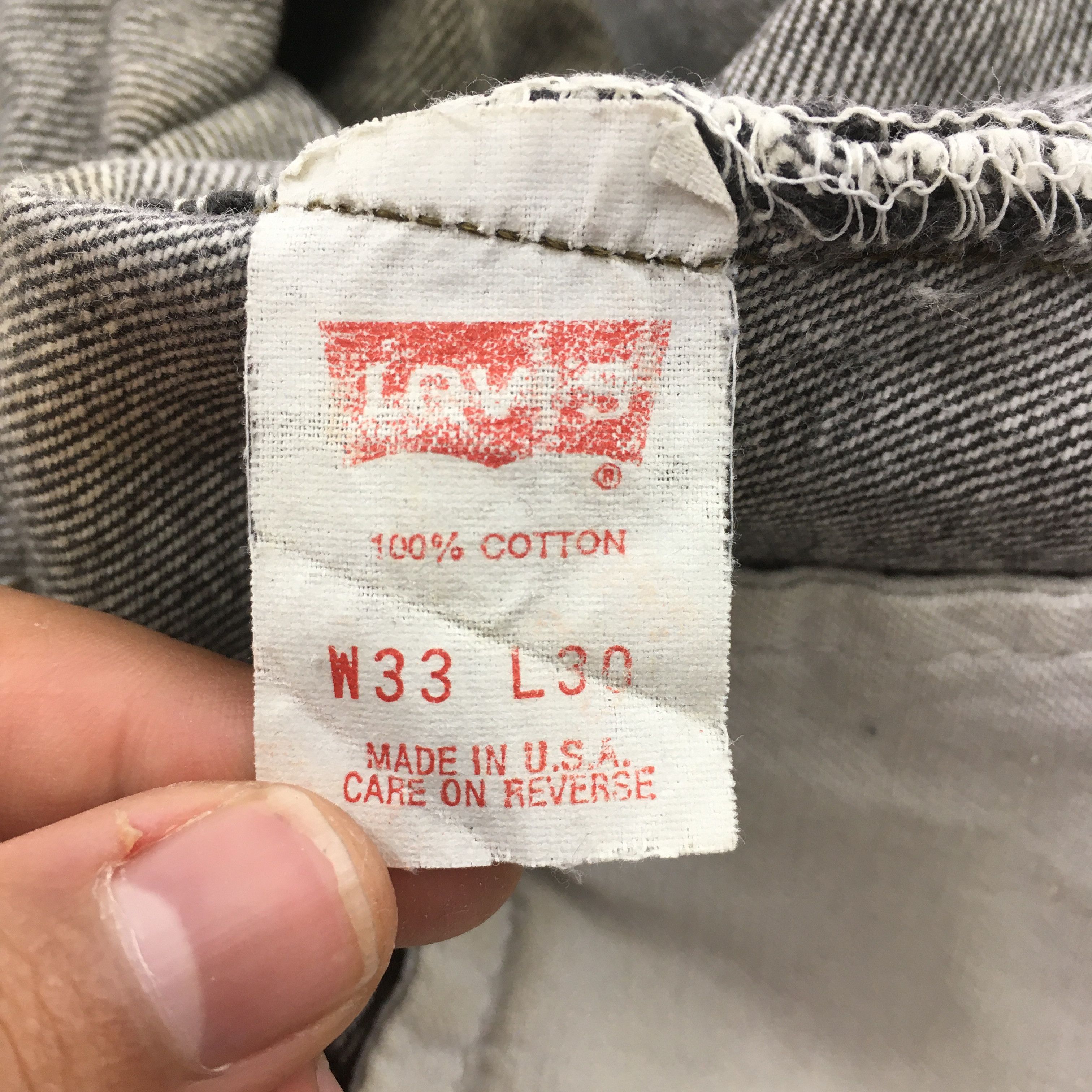 Levi's Size 31x29 Vintage 90s Levi's 501 Black Jeans S1375 Size US 31 - 13 Thumbnail