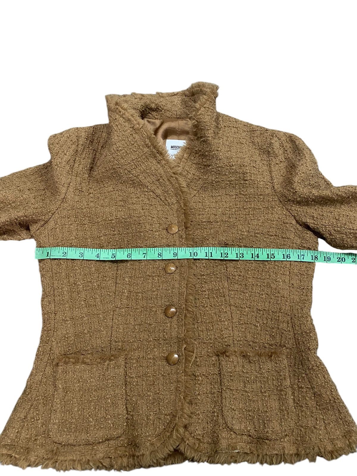Moschino Moschino Cheap And Chic Wool Button Jacket Brown Colour Size M / US 6-8 / IT 42-44 - 14 Thumbnail