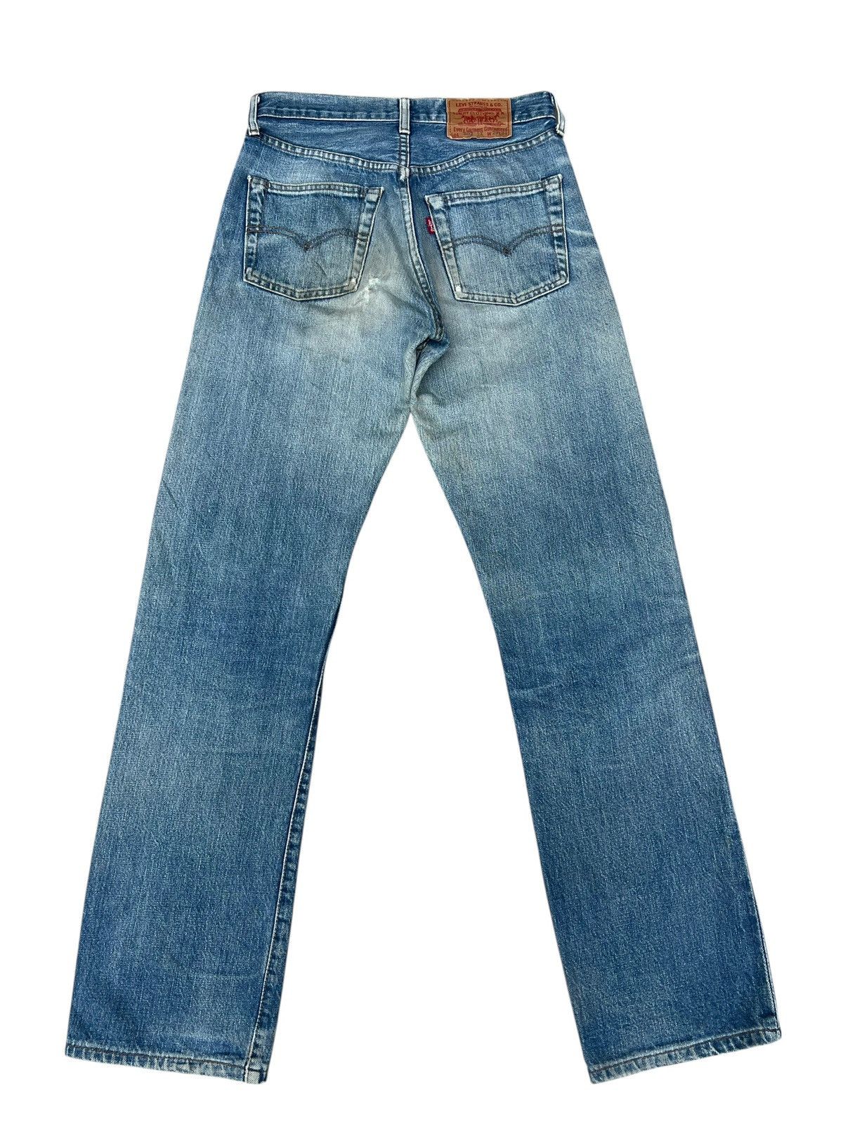 Levi's 90s Levi’s 502 XX Big E Aging Distress Denim Selvedge Jeans Size US 29 - 8 Thumbnail