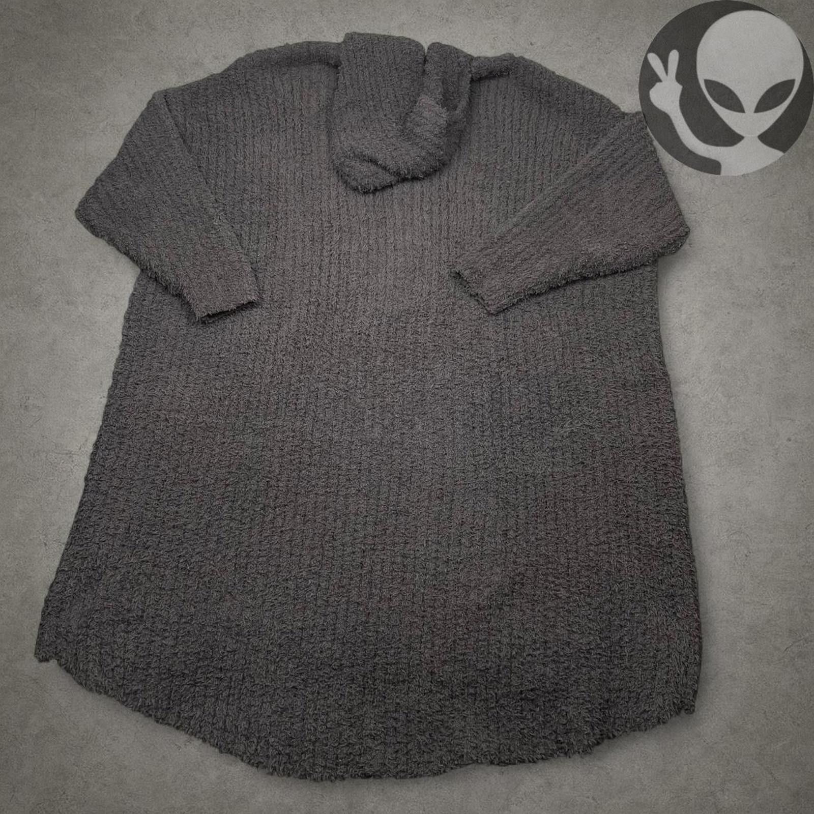 Other Custom Wool Robe adult extra large grey hooded pullover Size ONE SIZE - 6 Thumbnail