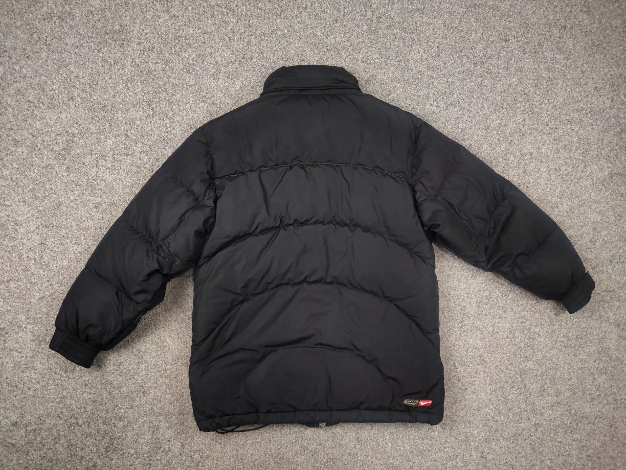 Nike 🔥 Vintage 90s Nike Logo Black puffy quilted Down Jacket Y2K Size US S / EU 44-46 / 1 - 11 Thumbnail