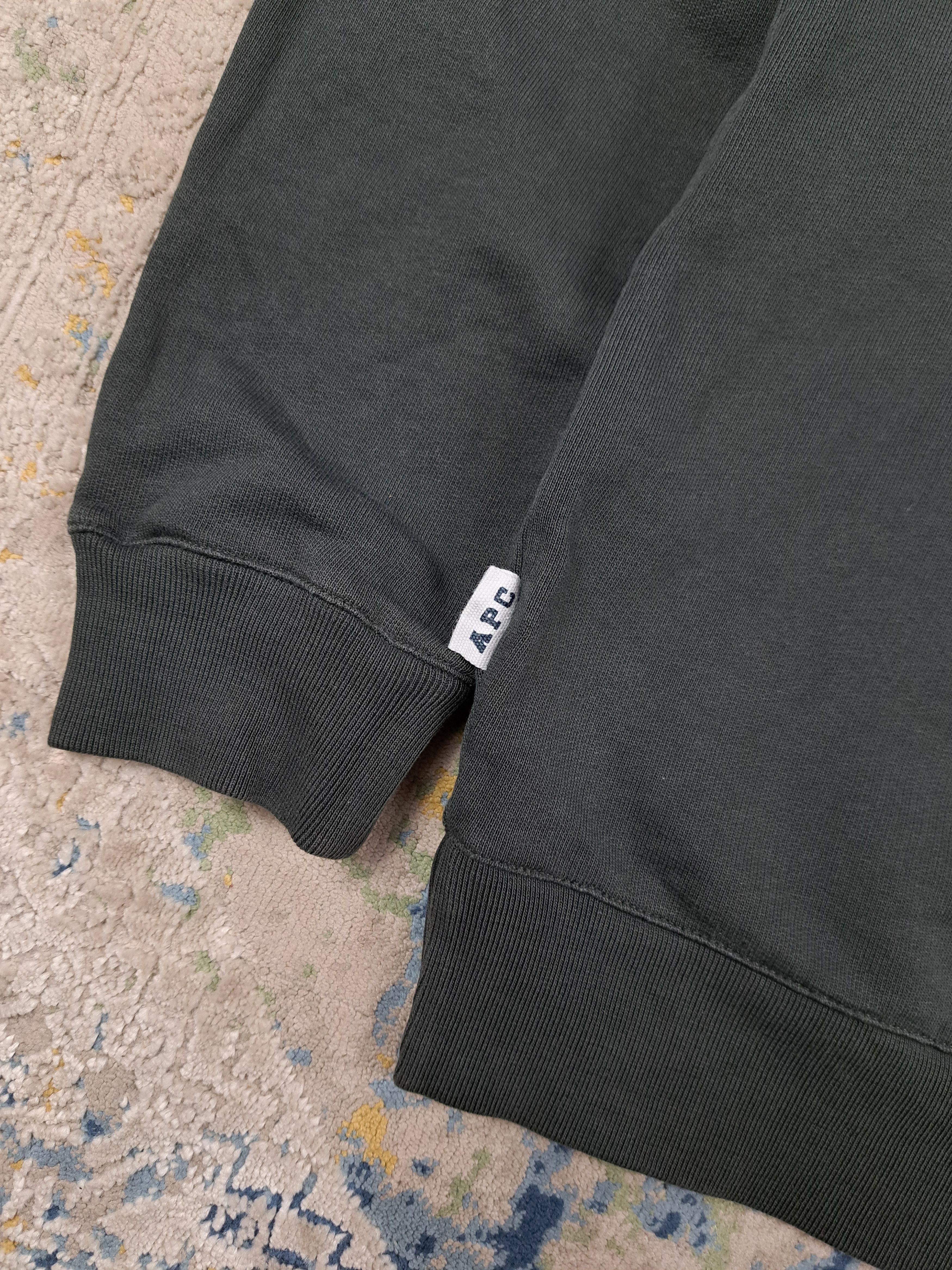 A.P.C. APC Heavyweight Cotton Pocket Sweatshirt Streetwear Size US M / EU 48-50 / 2 - 3 Thumbnail