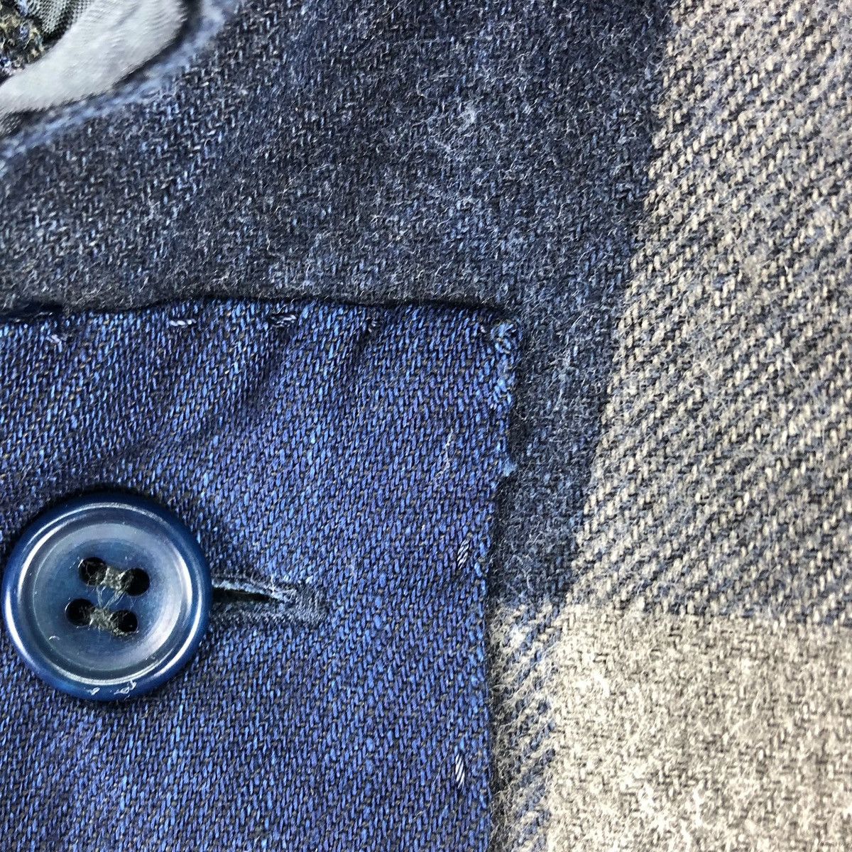 Blue Blue Japan Vintage Flannel Checkered Pure Indigo by Blue Blue Japan Size US M / EU 48-50 / 2 - 9 Thumbnail
