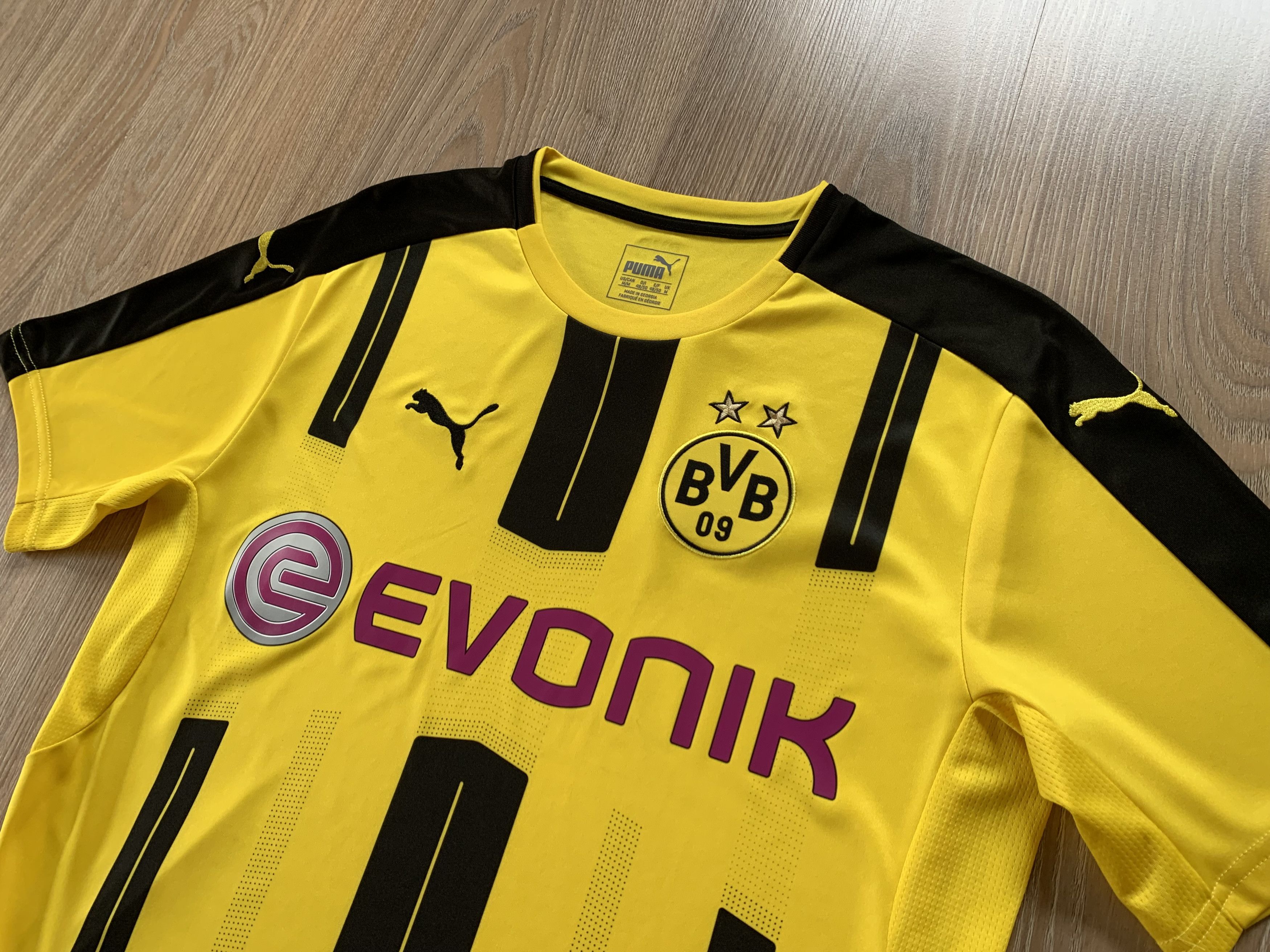 Puma × Vintage Vintage Puma Borussia Dortmund Home Shirt Size US M / EU 48-50 / 2 - 2 Thumbnail