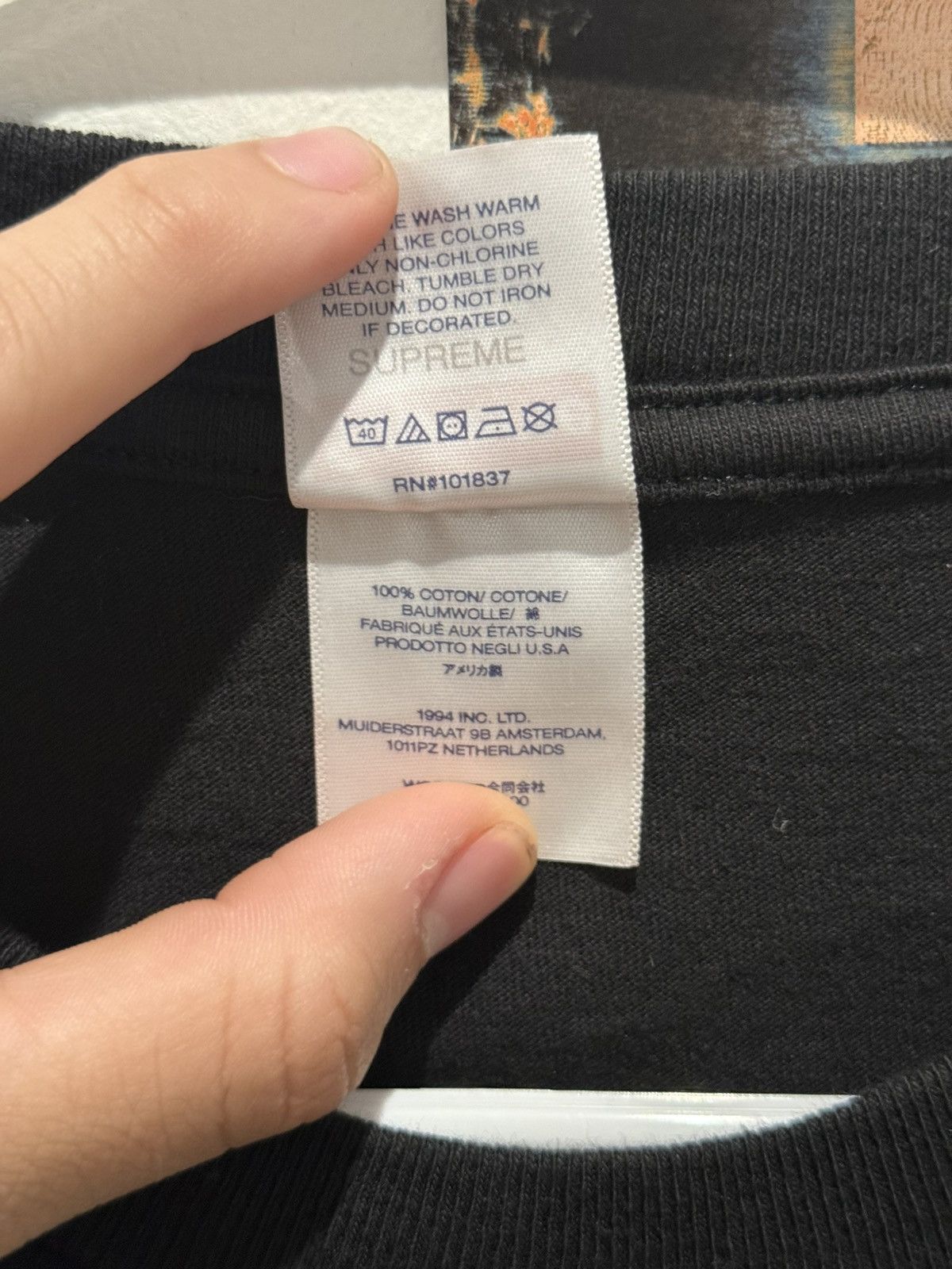 Supreme Supreme F/W 23 camacho Tee Size US M / EU 48-50 / 2 - 4 Thumbnail