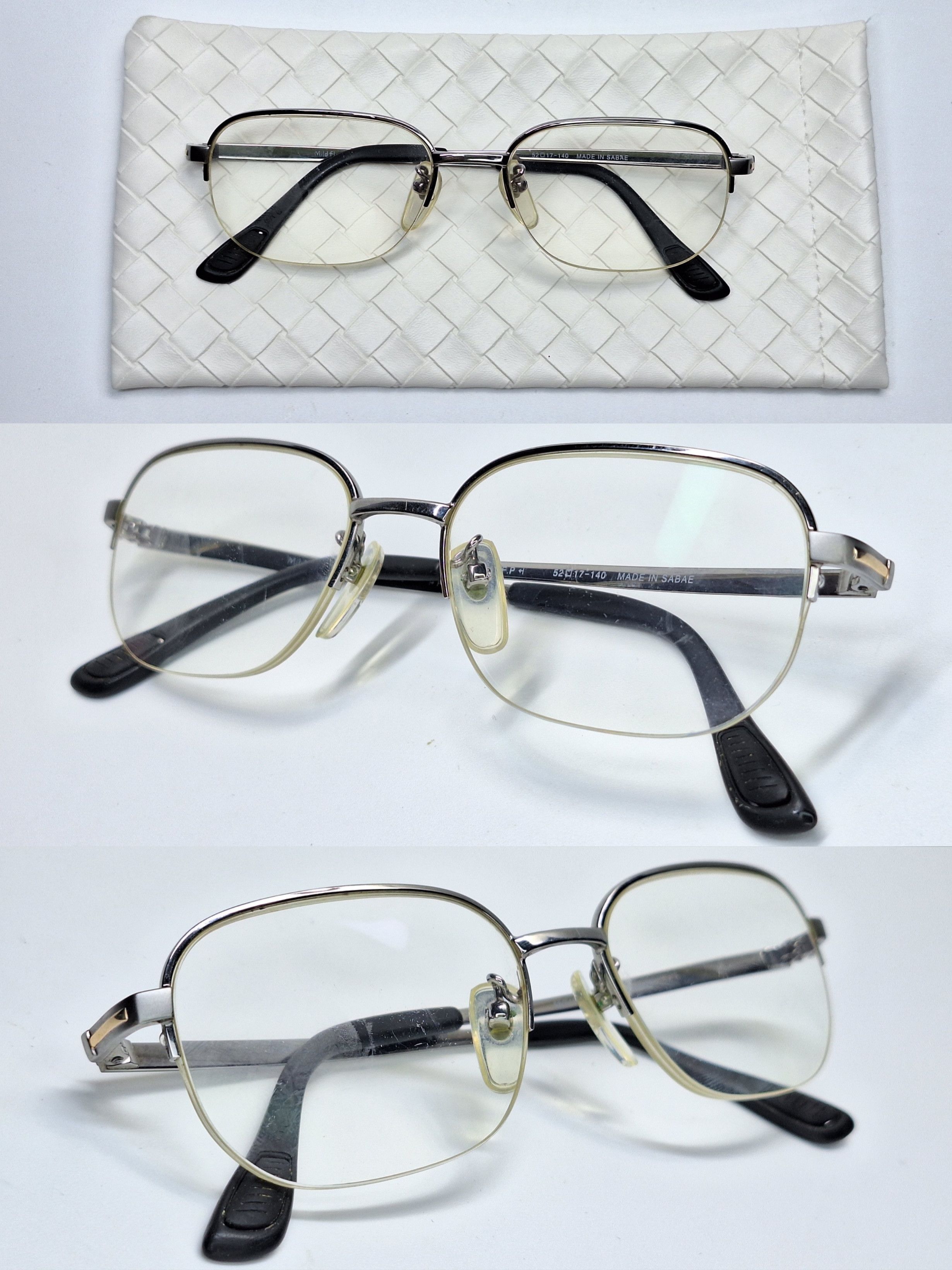 Other Mild Flex FNT-4304N Made in Sabae Titanium Half-Rim Eyeglass Size ONE SIZE - 2 Thumbnail