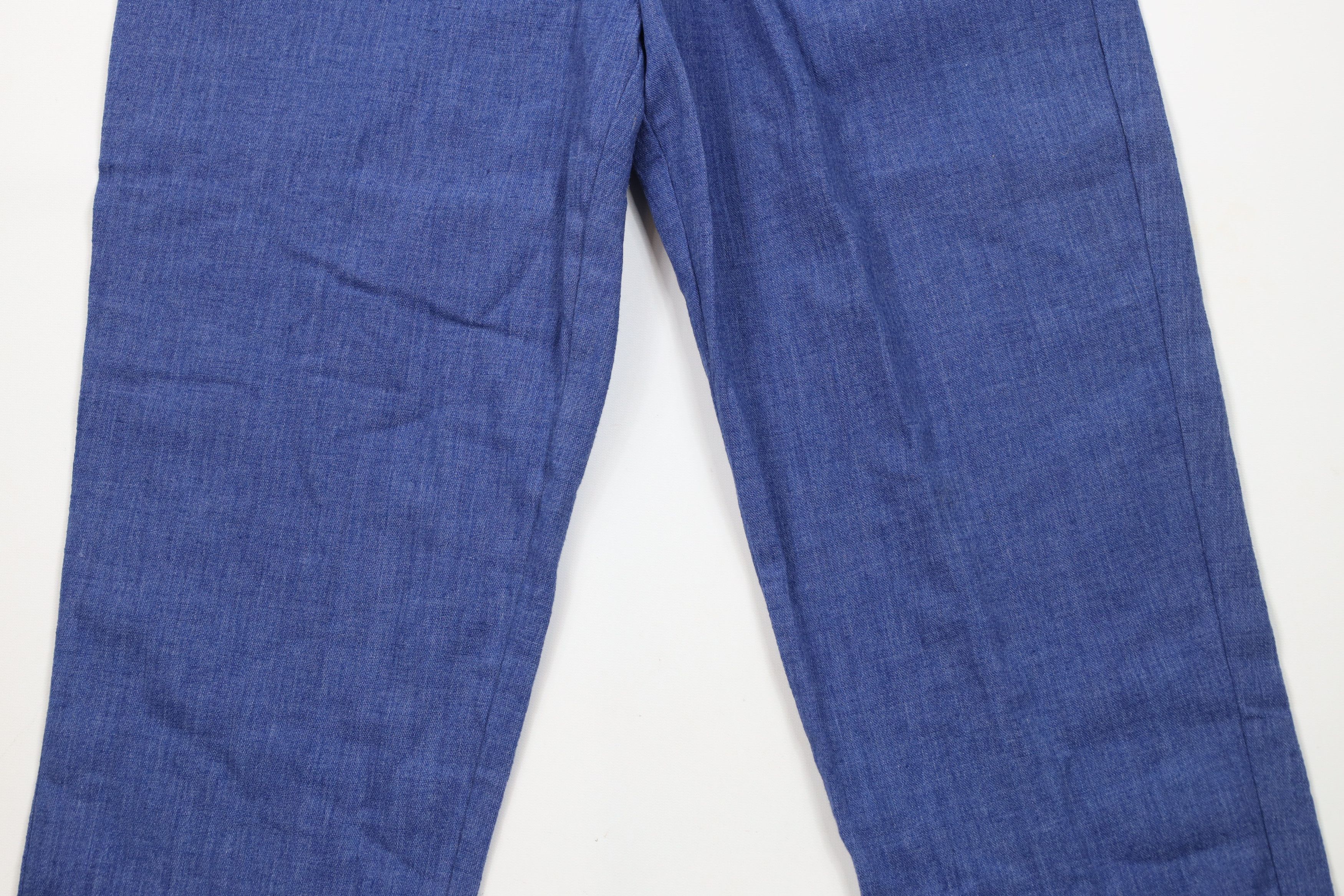 Vintage Vintage 90s StreetwearTapered Leg Harem Pants Blue USA Size 38" / US 16 / IT 52 - 3 Thumbnail
