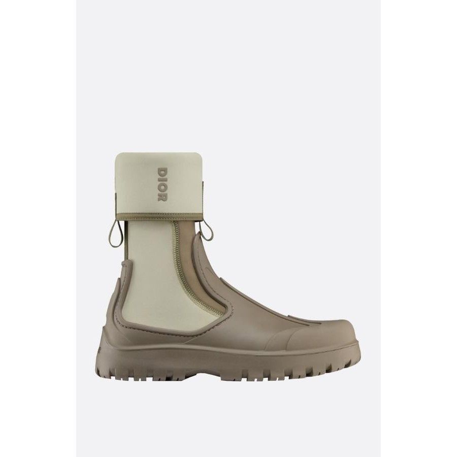 Dior DIOR Beige Ankle Boots New & Authentic (Men's size:US 6 / EU Size US 6 / EU 39 - 1 Thumbnail