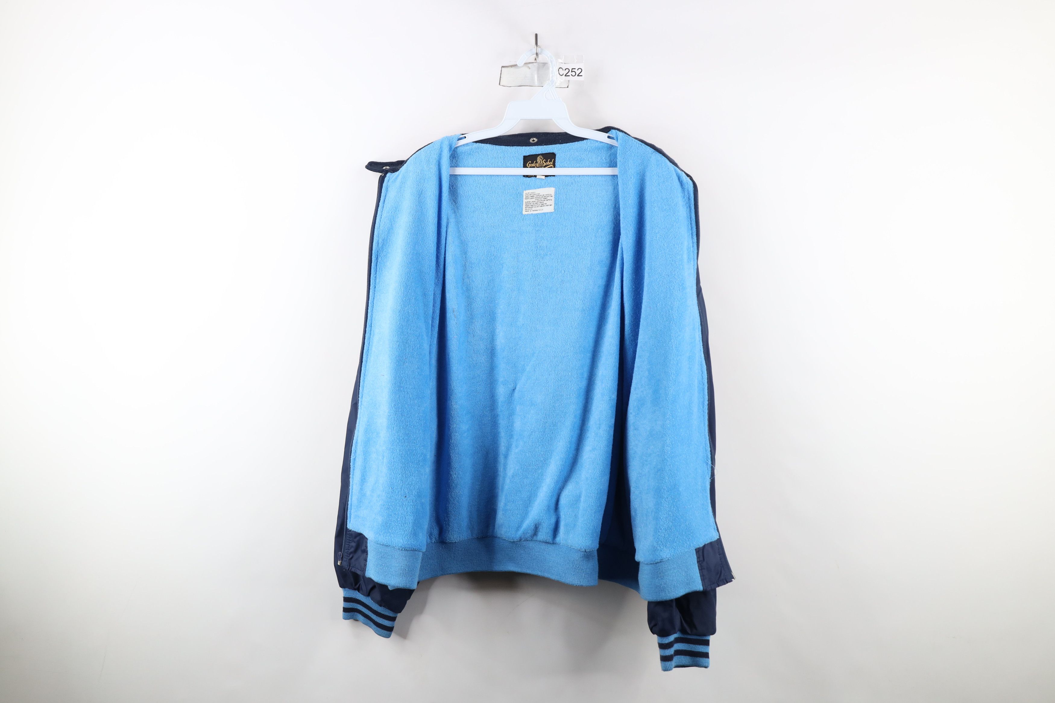 Vintage Vintage 70s Streetwear Lined Striped Windbreaker Jacket Size US XXL / EU 58 / 5 - 9 Thumbnail