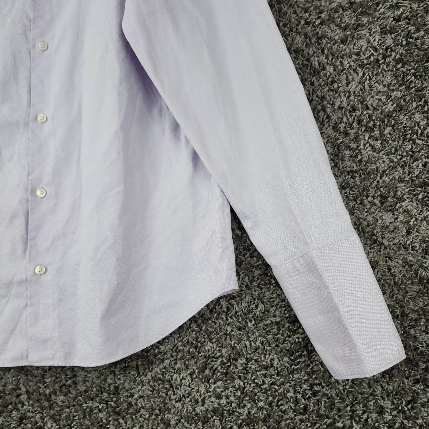 Banana Republic BANANA REPUBLIC Mens Purple Slim Button-Up Shirt Long Sleeve Collared Size L Regular men’s shirt Size US L / EU 52-54 / 3 - 2 Thumbnail