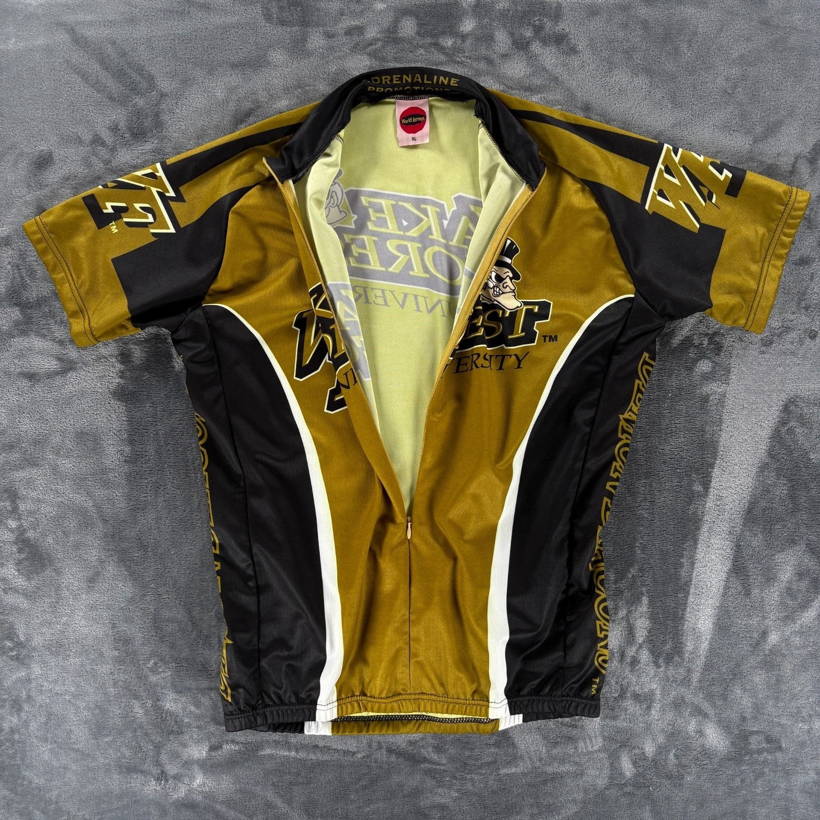 Other World Jerseys Cycling Jersey Men XL Wake Forest Demon Deacon Size US XL / EU 56 / 4 - 22 Thumbnail