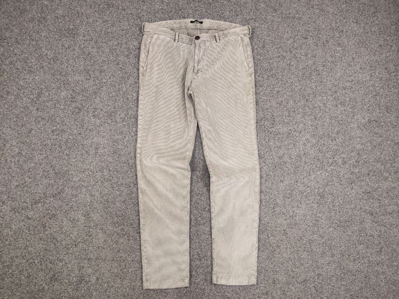 Boggi Boggi Milano Design Classic Corduroy Ankle Trouser Pants Size US 36 / EU 52 - 7 Thumbnail