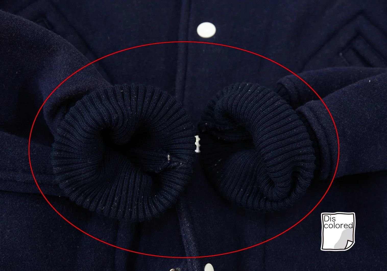Junya Watanabe Fleece-Lined Sweat Varsity Jacket in Navy, Size L Size US L / EU 52-54 / 3 - 9 Thumbnail
