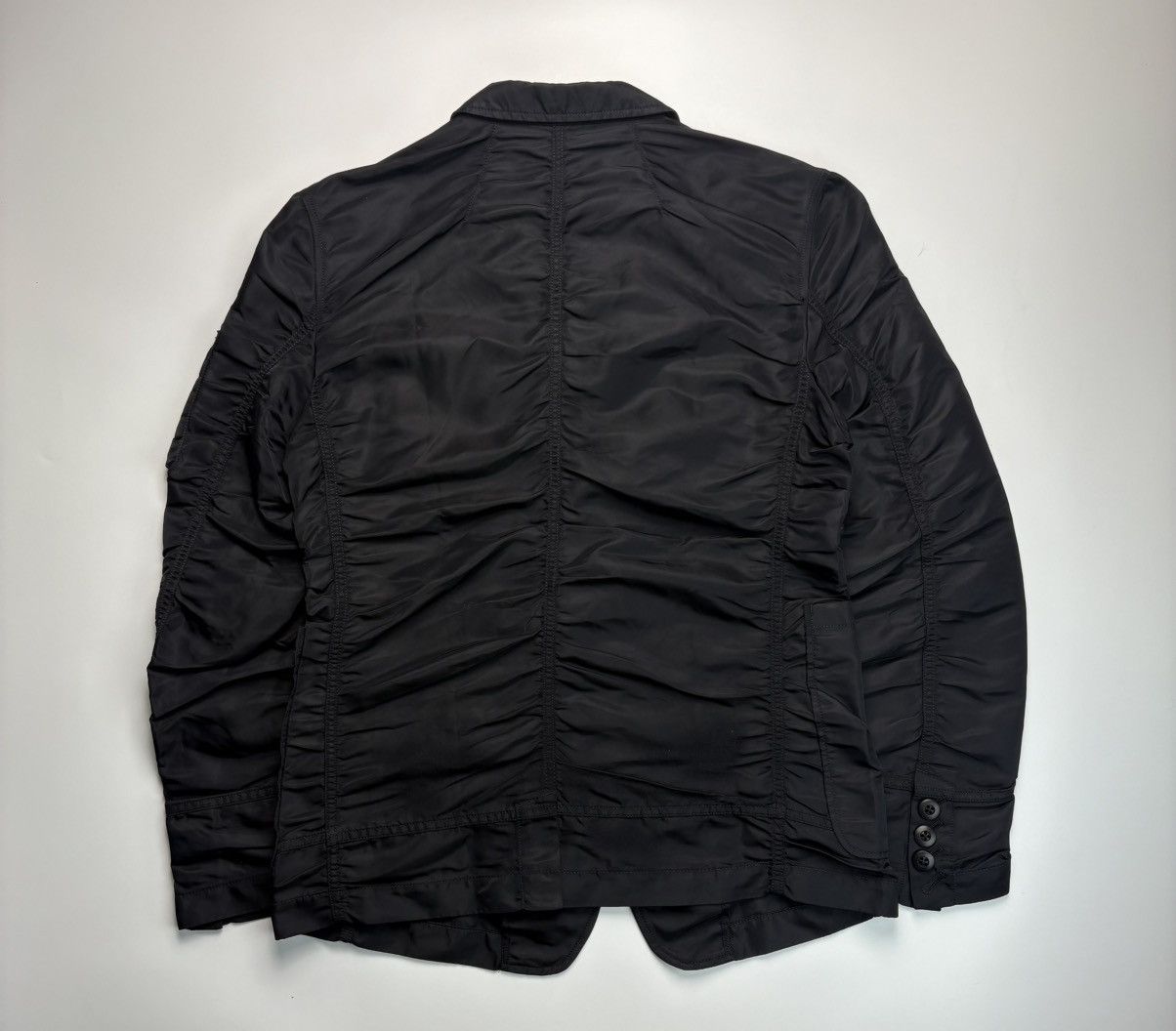 Maison MIHARA YASUHIRO Archive Miharayasuhiro Black Nylon Blazer Jacket Size US S / EU 44-46 / 1 - 9 Thumbnail
