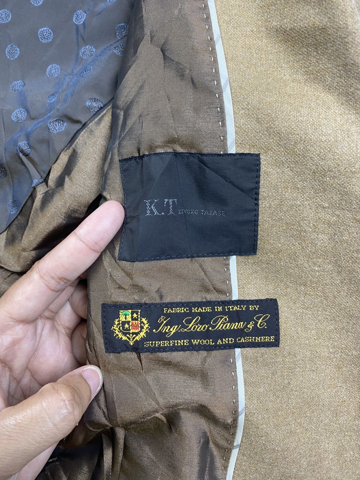 Designer × Loro Piana × Vintage Vintage Kiyoko Takase X Loro Piana Single Button Wool Blazer Size US XS / EU 42 / 0 - 7 Thumbnail