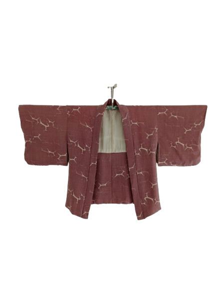 Japanese Brand Vintage Haori Silk Kimono Deere Motif Japanese Style Size US L / EU 52-54 / 3 - 1 Thumbnail