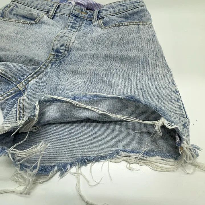 Alexander Wang Alexander Wang Logo Denim Shorts for Women - Size 27" / US 4 / IT 40 - 7 Thumbnail