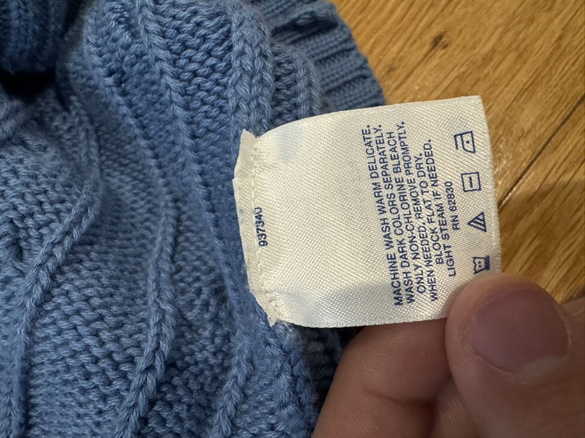 Lands' End × Vintage Lands end blue cable knit sweater Size US M / EU 48-50 / 2 - 5 Thumbnail