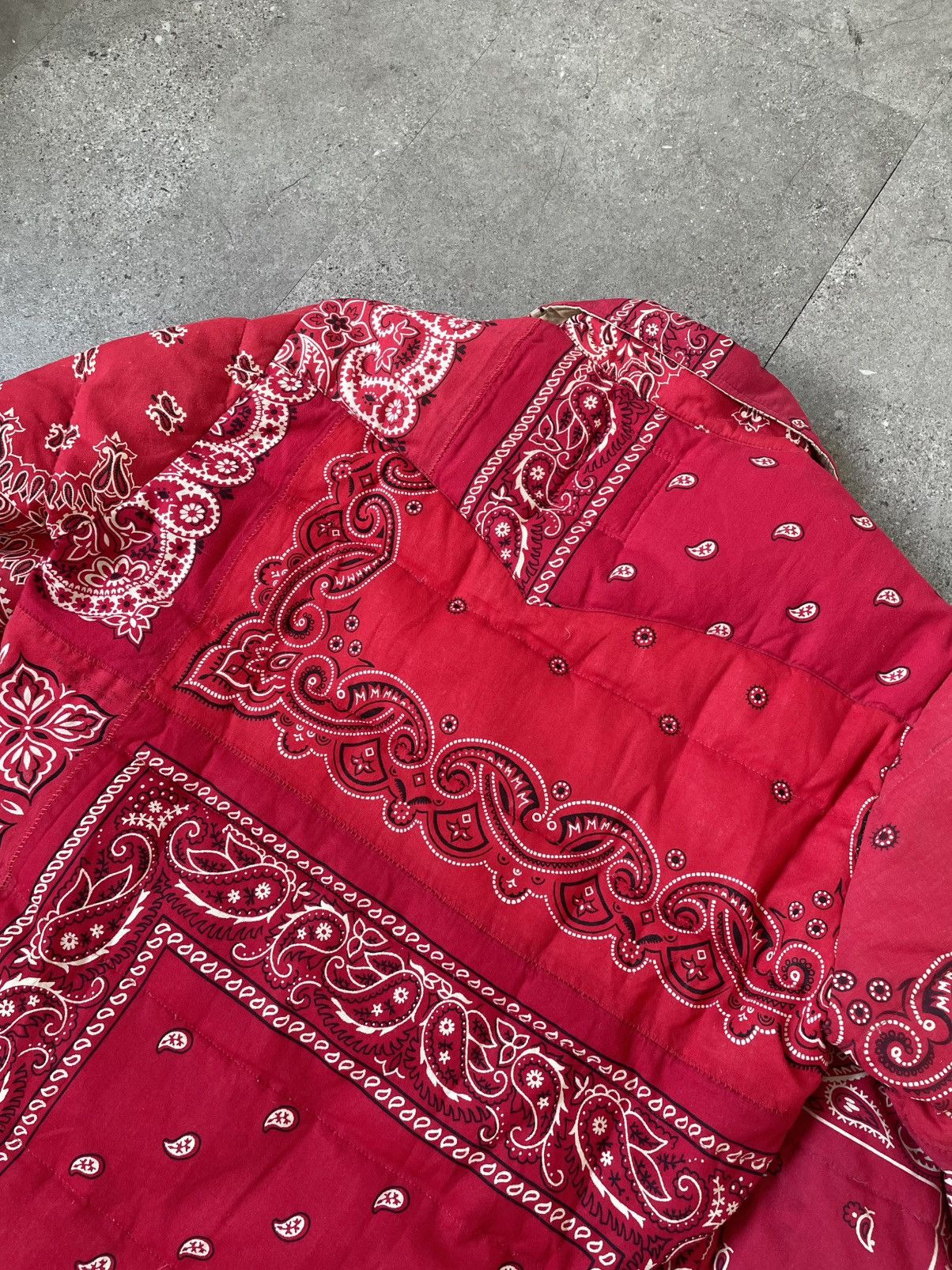 Visvim Visvim FW16 ICT Kerchief down JKT Red Bandana Size US L / EU 52-54 / 3 - 14 Thumbnail