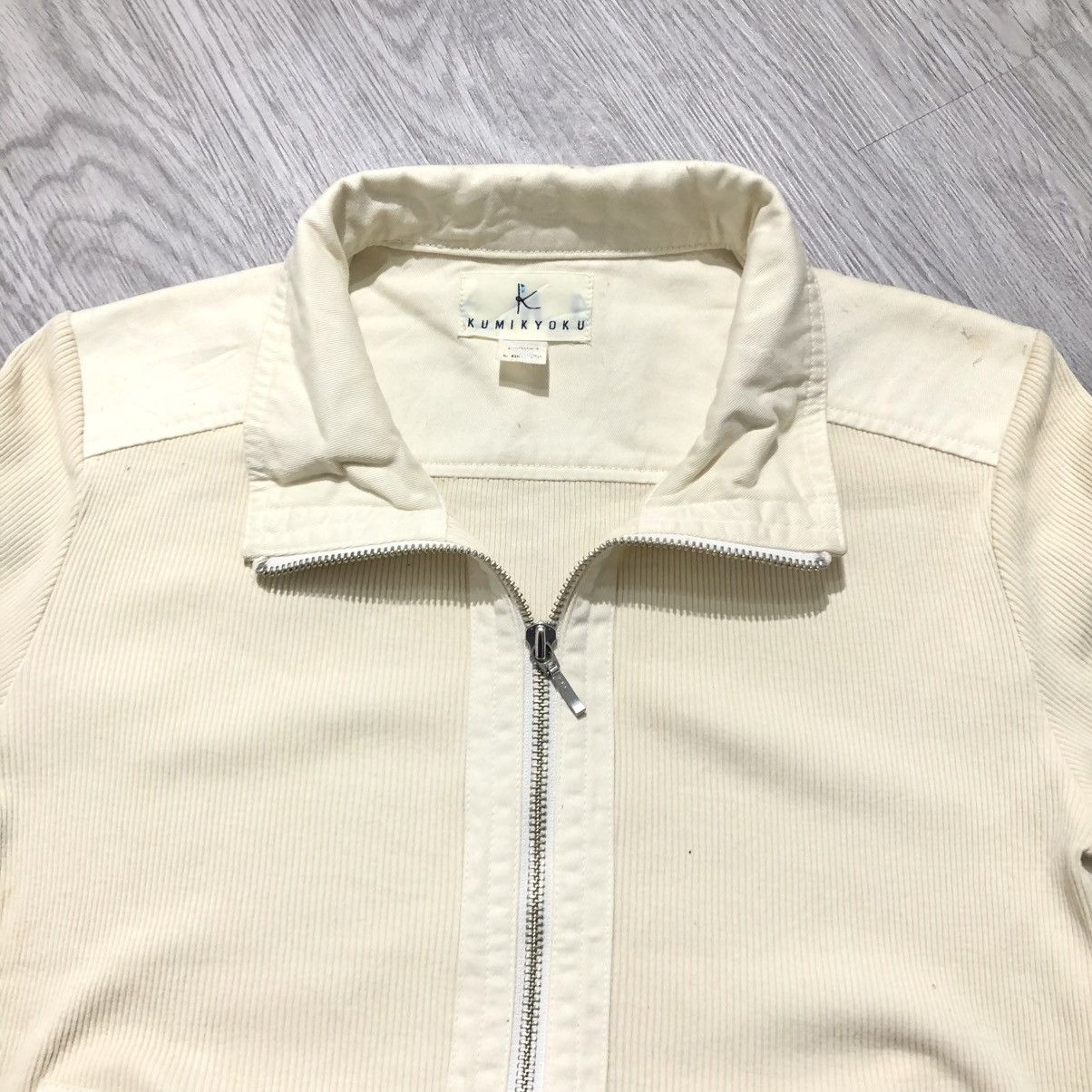 Beauty Beast 2000s Kumikyoku Corduroy Jacket Beauty Beast Beige Size US XS / EU 42 / 0 - 7 Thumbnail