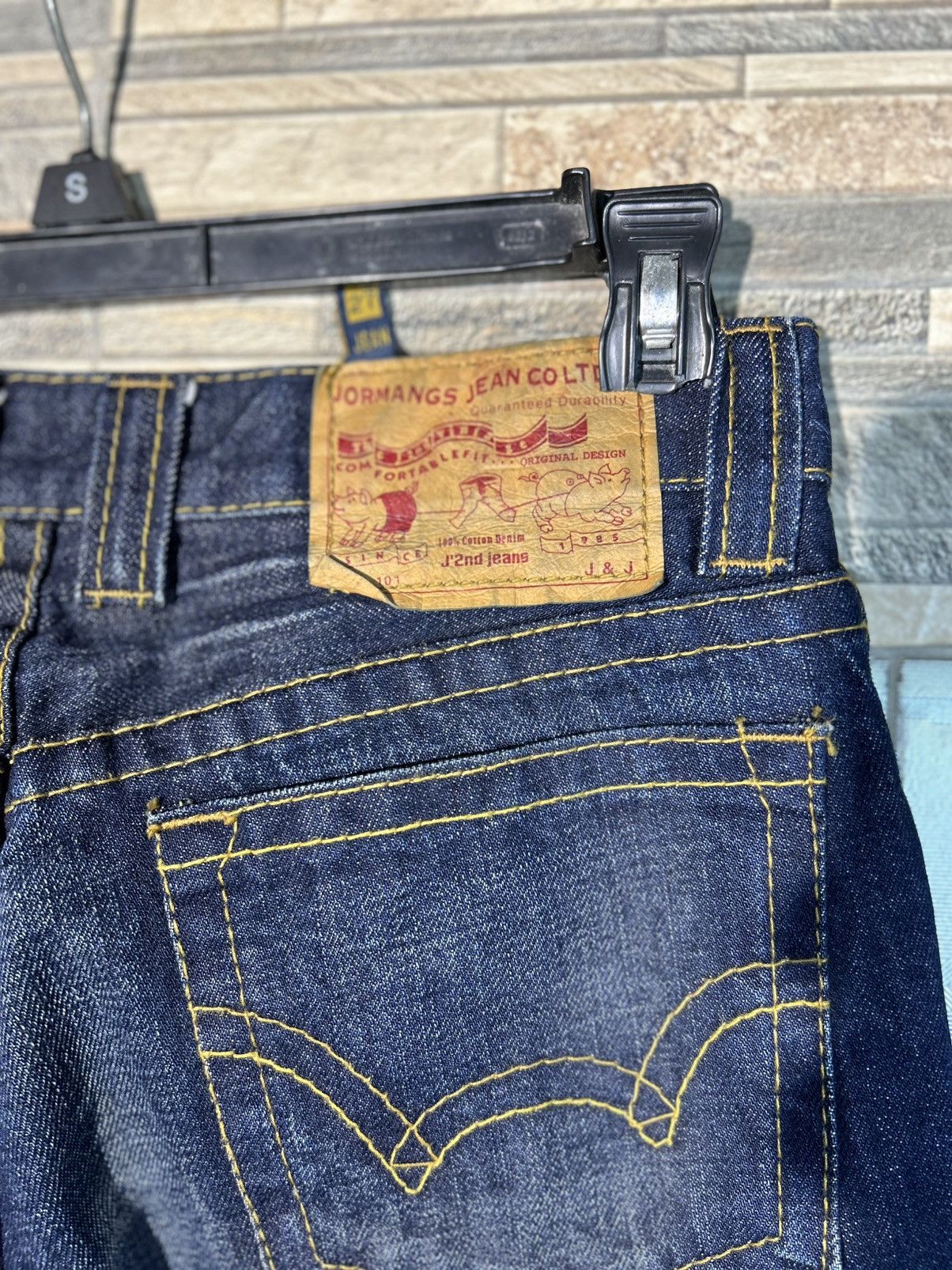 Japanese Brand Flared Jeans Distressed Jeans Size US 27 - 4 Thumbnail