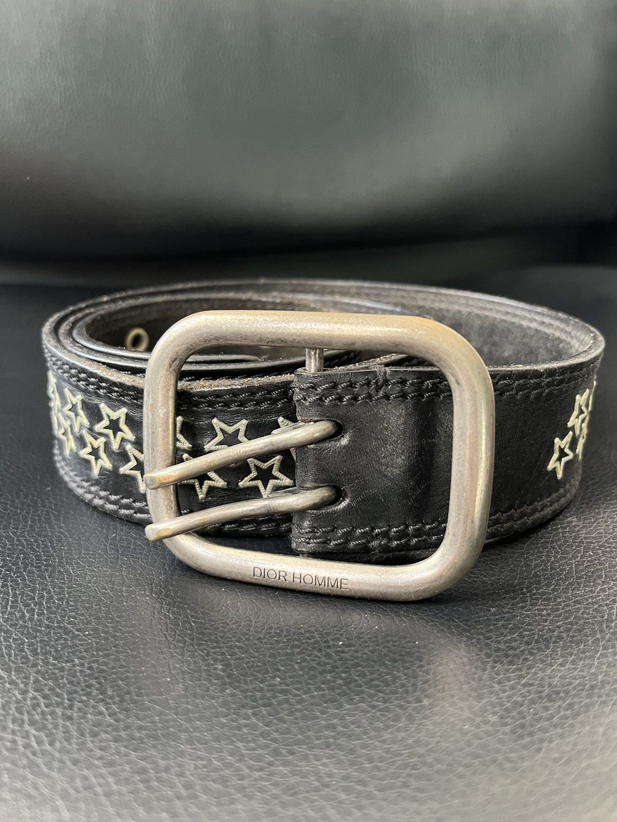 Dior Dior homme x Hedi Slimane SS06 Star Belt | Grailed