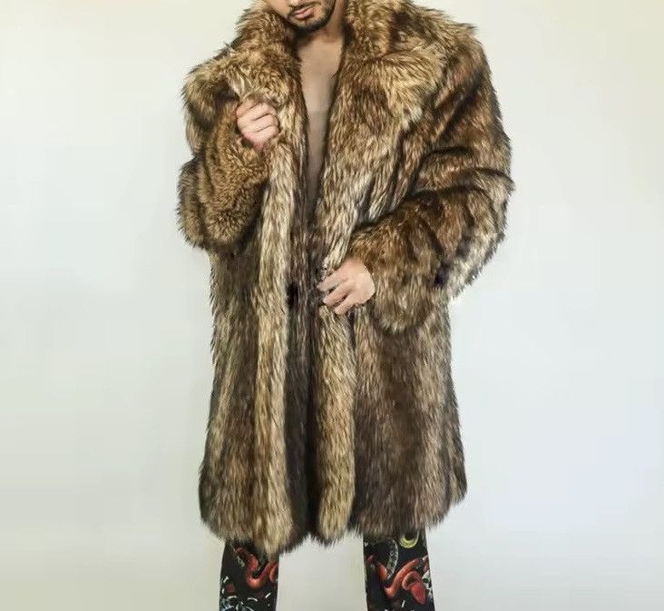 Other Faux Fur Warm Designer Vintage Style Coat Size US L / EU 52-54 / 3 - 1 Thumbnail