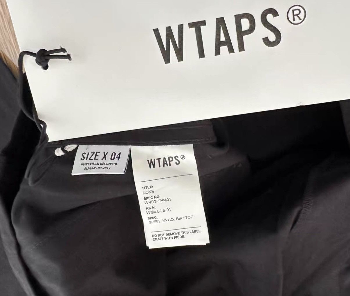 Wtaps WTAPS WMILL-LS 01 SHIRT NYCO RIPSTOP 19AW, 4-pocket shirt Size US XL / EU 56 / 4 - 3 Thumbnail