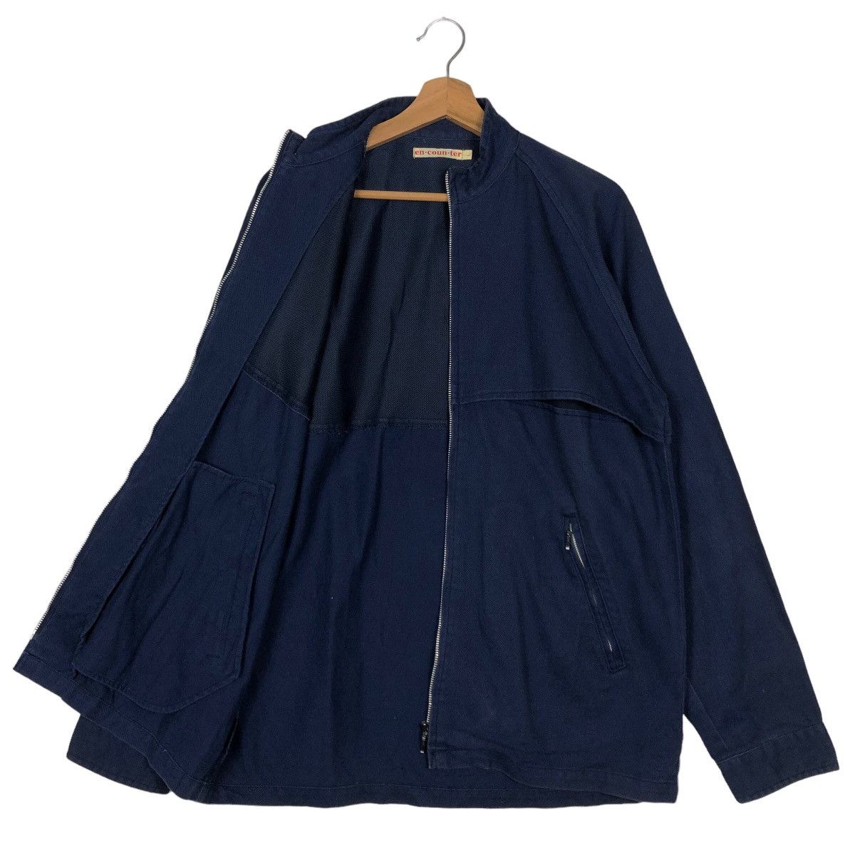 Japanese Brand 🔥90’s Bomber Jacket En.Coun.Ter Japan Issey Miyake Size US L / EU 52-54 / 3 - 8 Thumbnail
