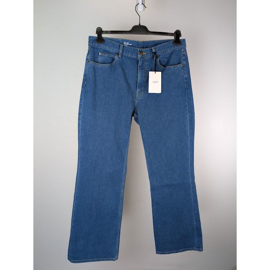 Celine o1rshd1 Denim Jeans in Blue Size US 34 / EU 50 - 8 Thumbnail