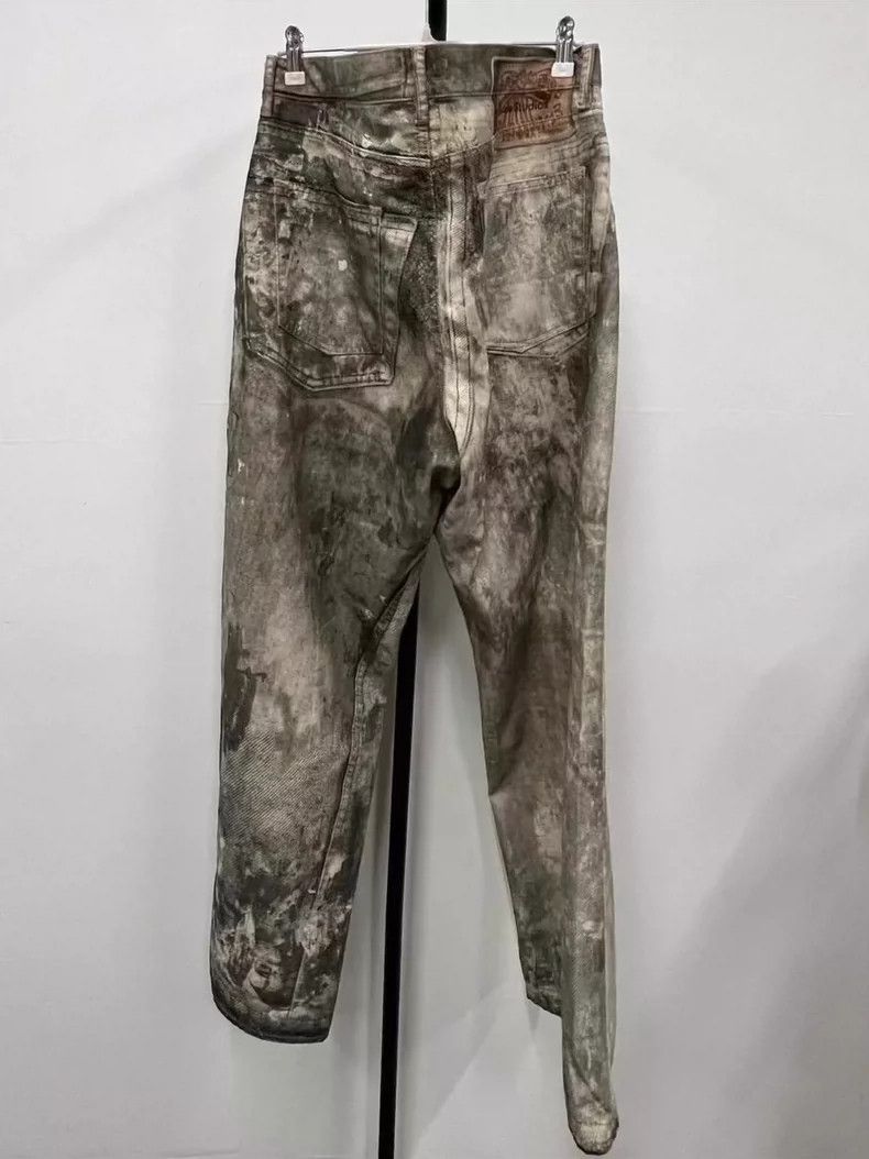 Acne Studios acne studios Mud dyed waste earth inkjet jeans 2504-Nextarr Size US 34 / EU 50 - 2 Thumbnail