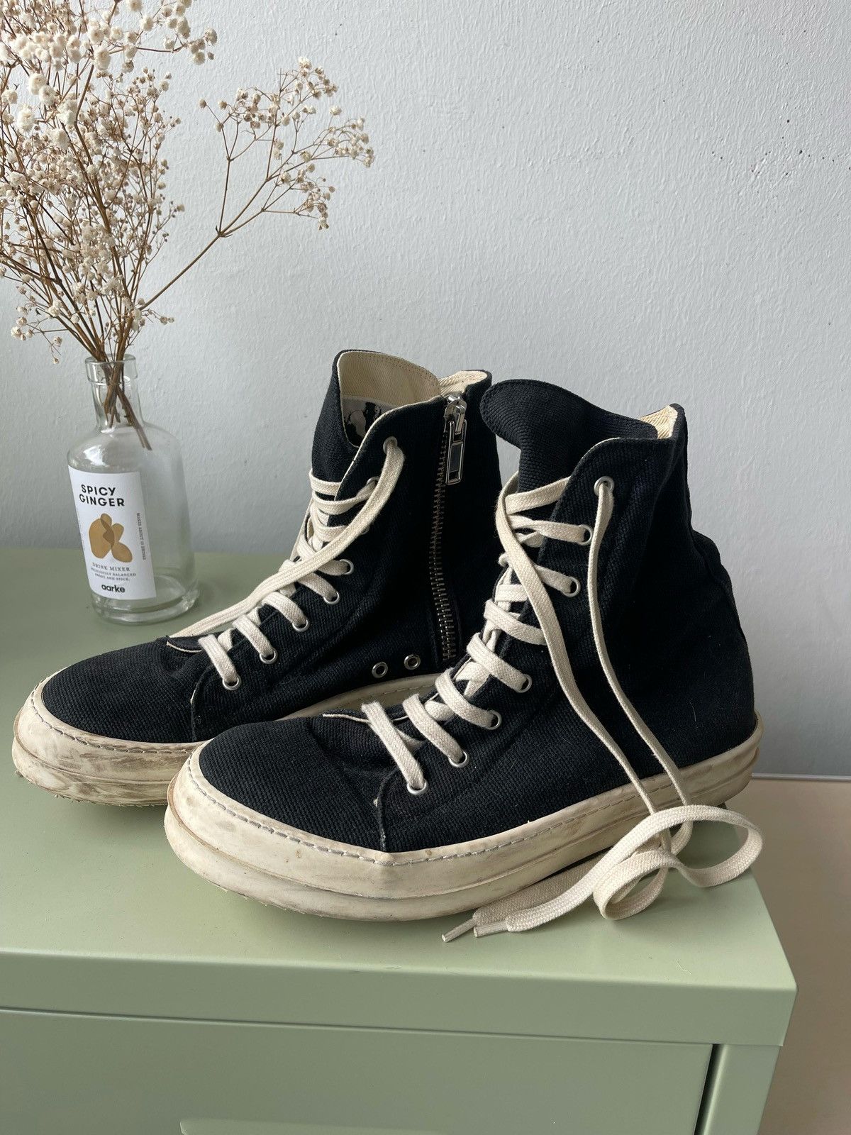 Rick Owens × Rick Owens Drkshdw Rick Owens DRKSHDW Vegan Sneaker Size US 8 / EU 41 - 3 Thumbnail