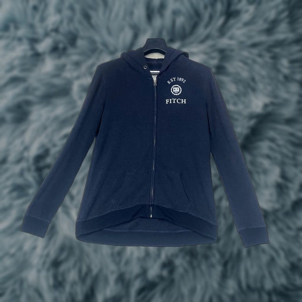 Abercrombie & Fitch Abercrombie & Fitch Hoodie Full Zip Size M-L Women Black Logo Casual, Outdoor, School, Y2K Size M / US 6-8 / IT 42-44 - 1 Thumbnail