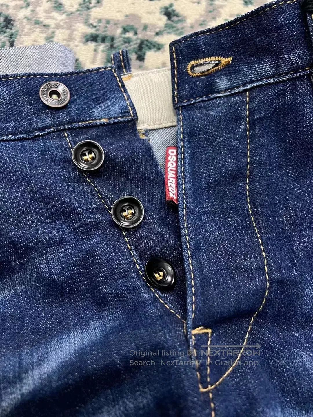 Dsquared2 Dsquared2 Blue Distressed Denim Skater Pants. Size US 44 / EU 60 - 3 Thumbnail