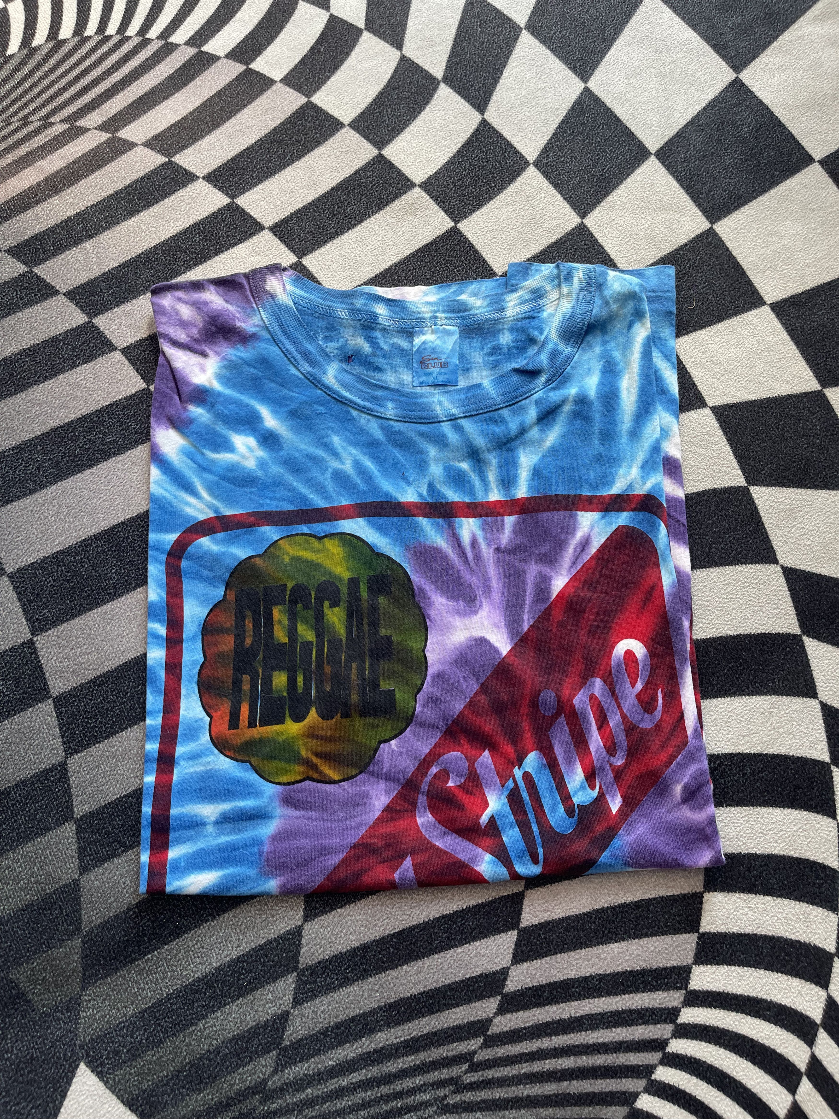 Vintage Red Stripe Lager Beer Reggae Tie Dye Tee - Jamaica Size US M / EU 48-50 / 2 - 1 Thumbnail