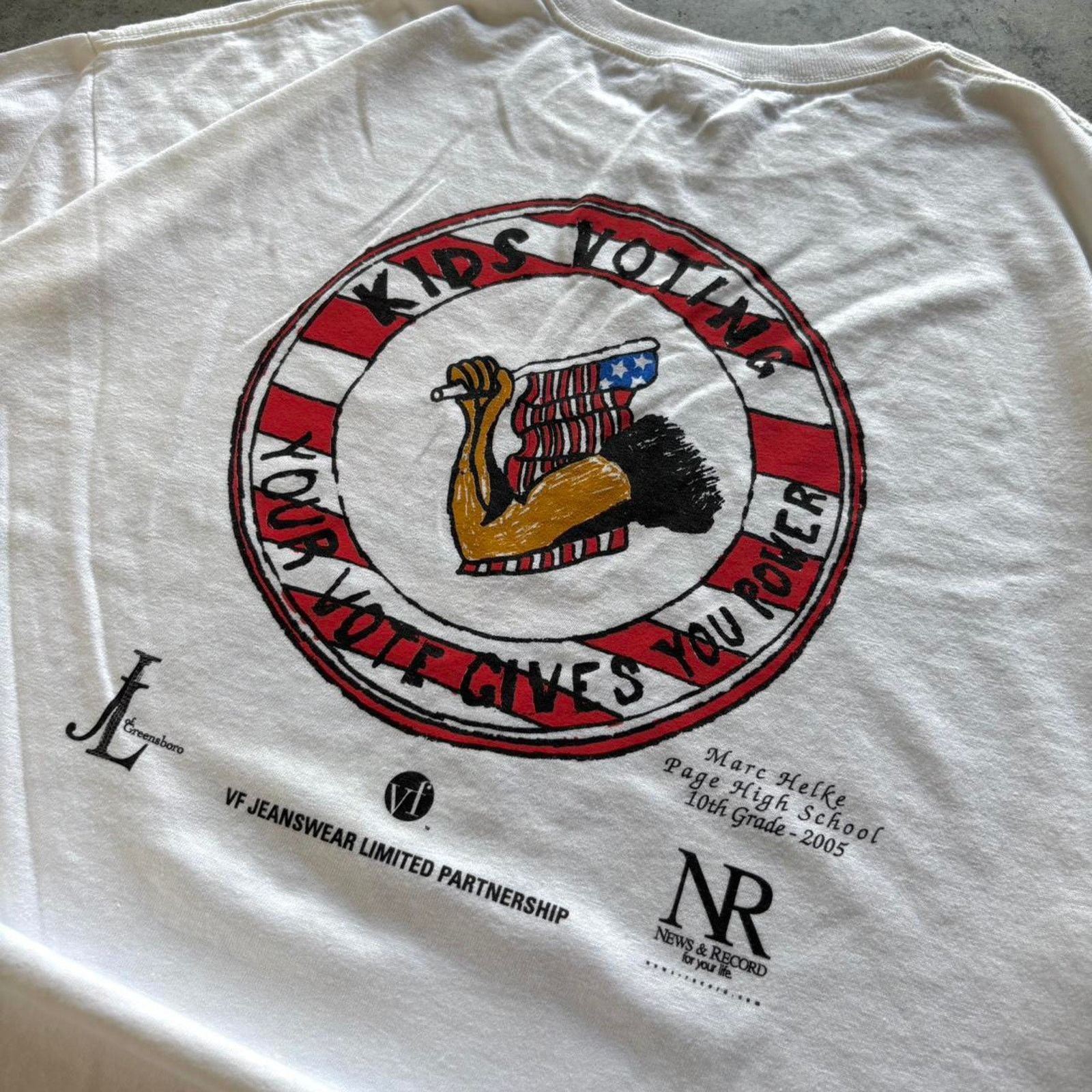 American Retro × Anvil × Vintage Y2K Kids Voting Election T-shirt Size US XL / EU 56 / 4 - 2 Thumbnail