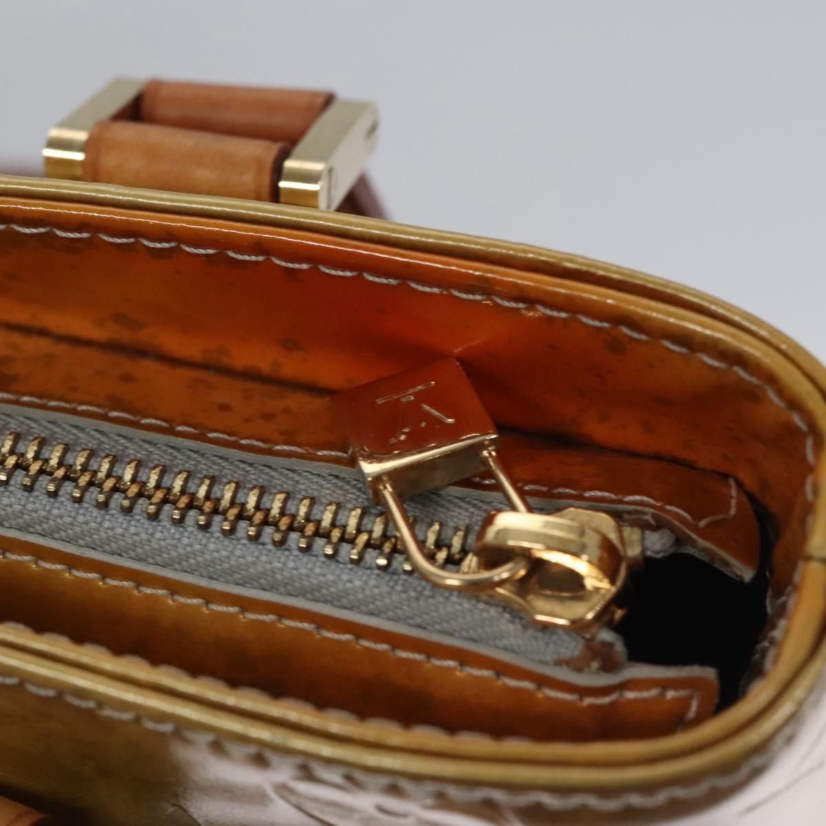 Louis Vuitton LOUIS VUITTON Monogram Vernis Houston Hand Bag Gris M91053 Size ONE SIZE - 9 Thumbnail