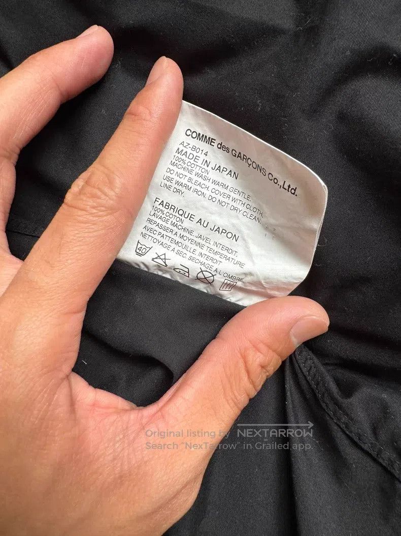 Comme des Garcons Comme Des Garcons Classic Black Shirt Size M / US 6-8 / IT 42-44 - 5 Thumbnail