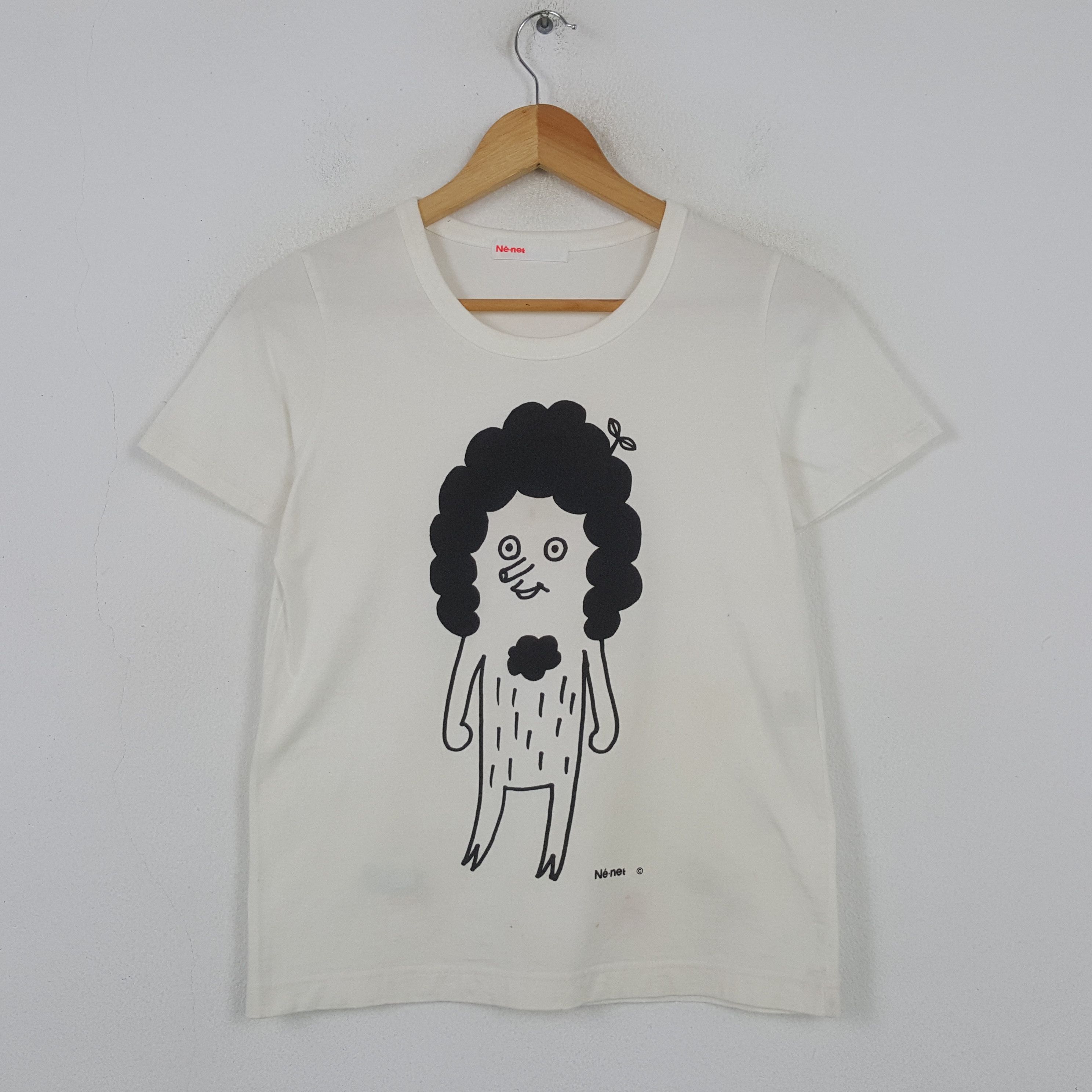 Issey Miyake × Japanese Brand × Ne-Net Vintage NE-NET by Issey Miyake Japanese Brand T-shirt C294N4 Size US XS / EU 42 / 0 - 1 Thumbnail