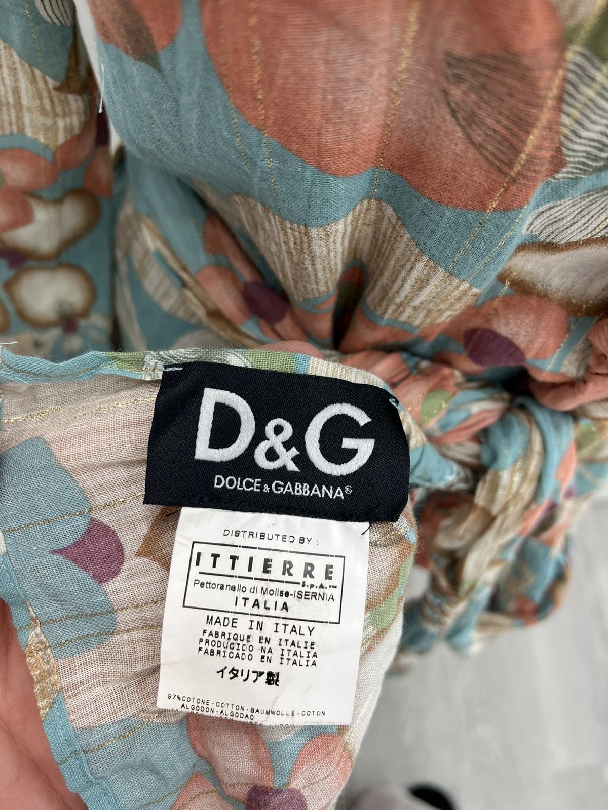 Dolce & Gabbana D&G Dolce & Gabbana Archive Floral Lace Trim Longsleeve Y2K Size L / US 10 / IT 46 - 4 Thumbnail