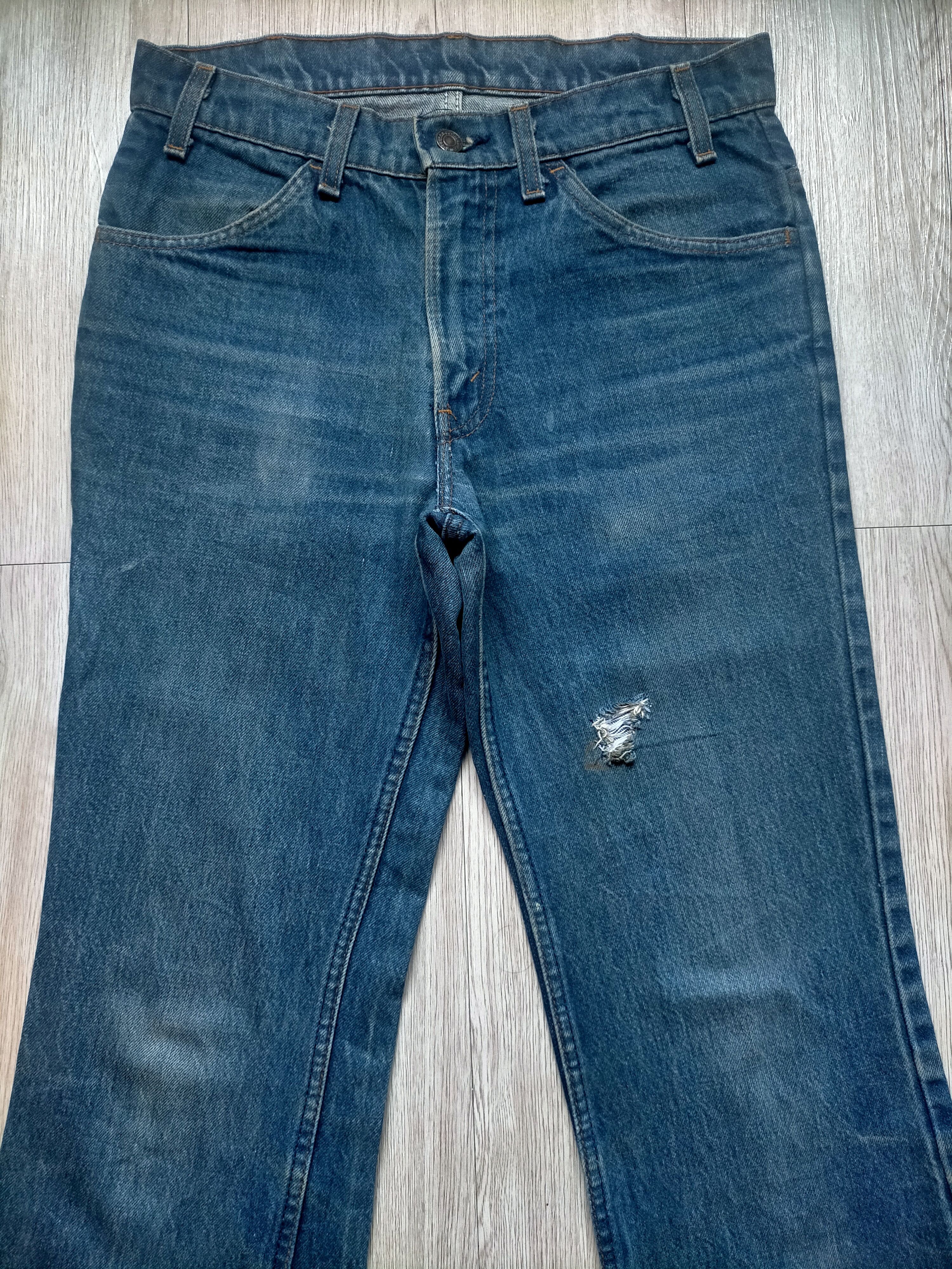 Levi's Vintage 70s Levis 684 Super Flare Boot cut jeans Size US 30 / EU 46 - 5 Thumbnail