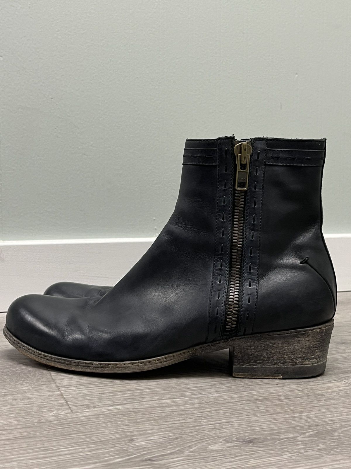 Costume National Double Zip Boot. Size US 8.5 / EU 41-42 - 2 Thumbnail
