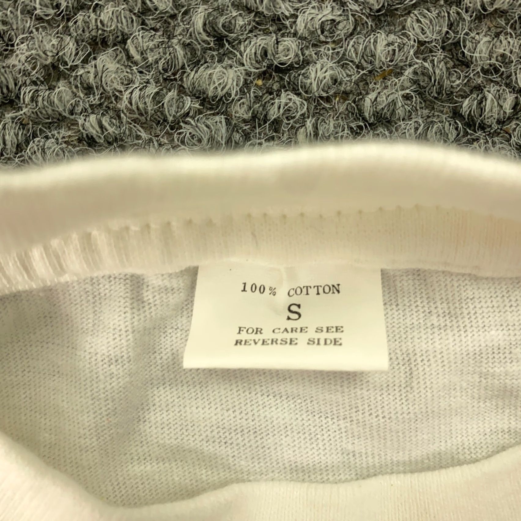 Vintage VINTAGE California Shirt Mens Small White Single Stitch Puff Lettering 90s Beach Cars Rainbow Retro Festival Fun News Size US S / EU 44-46 / 1 - 4 Thumbnail