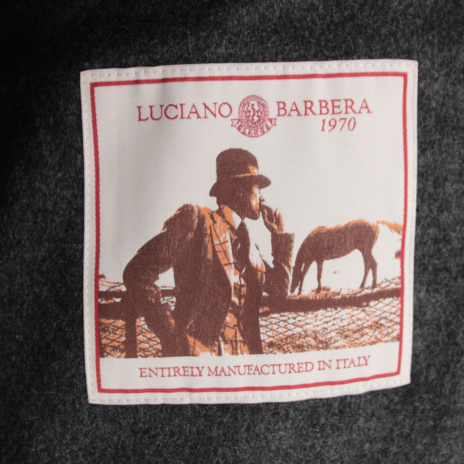 Luciano Barbera Luciano Barbera Jacket Size M US In Gray Cotton Blend Size US M / EU 48-50 / 2 - 7 Thumbnail