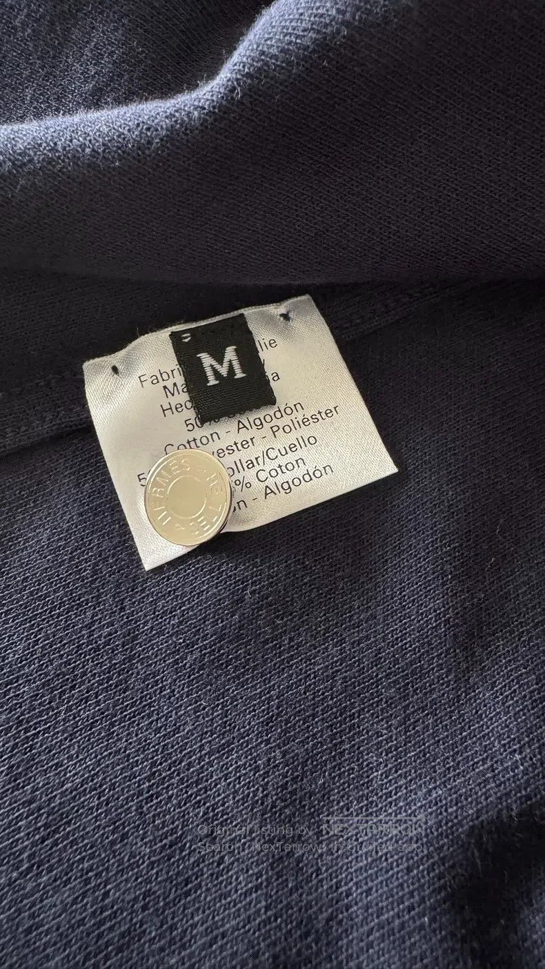Hermes Hermes Equestrian Polo Shirt with Engraved Metal Buttons Size M / US 6-8 / IT 42-44 - 6 Thumbnail